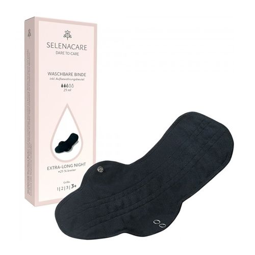 SELENACARE assorbente lavabile colore nero - assorbenza 3+