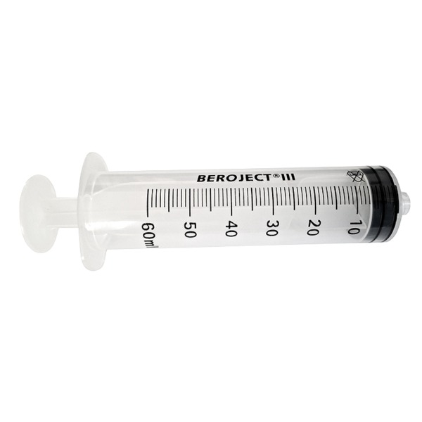 Siringa/schizzettone 60ml luer lock senza ago